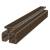 Профиль замковый RH10KN, Цвет: коричневый