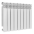 Радиатор алюминиевый Alpha 500 9 секций Qну=1665 Вт RAL 9016 (белый) Ogint, Количество секций: 9, изображение 2
