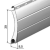 Профиль роллетный роликовой прокатки ALUTECH AR/39, белый, Цвет: белый, изображение 2