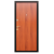 Стальная дверь "Стандарт". Заказная модель. «Орех итальянский», Цвет с внутренней стороны: орех итальянский, Размер блока: 880х2050, Сторона открывания: левая (петли слева), изображение 2