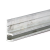 EB-1255 Профиль h-образный 2500*17,5*6,5 мм (база 4,0) материал алюминий анодированный применяется как крепеж для промышленной щетки полосовой линейной уплотнительной для откатных ворот дверей, изображение 4