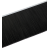 EB-1126 Щетка полосовая линейная 2500 мм (база 5) ворс высотой 95 мм PPL черный 0,25 уплотнительная промышленная для откатных ворот дверей уплотнитель от сквозняка, Высота ворса: 95, изображение 4