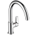 Кухонный смеситель, однорычажный с поворотным изливом, Hansgrohe Vernis Blend 71870000, хром
