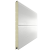 DoorHan 16D08/S00-9003/9003 панель для ворот 550 мм "Широкая центральная полоса" (Белый цвет), Цвет: белый