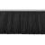 EB-1286 Щетка полосовая линейная 2500 мм (база 8) ворс высотой 112 мм PPL черный 1,00 уплотнительная промышленная для откатных ворот дверей уплотнитель от сквозняка, Высота ворса: 112, Цвет: черный, изображение 5