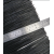 EB-1287 Щетка полосовая линейная 2500 мм (база 8) ворс высотой 137 мм PPL черный 1,00 уплотнительная промышленная для откатных ворот дверей уплотнитель от сквозняка, Высота ворса: 137, Цвет: черный, изображение 5