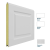Панель 575мм Нфиленка260/Нстукко белая (RAL9003)/белая (RAL9003), 3F260/S00-9003/9003, Цвет: белый, изображение 3