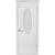 Межкомнатная дверь Венера К, Цвет: белый (ясень), Размер полотна: 800х2000, Полотно: с остеклением
