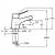 Смеситель для раковины E24158RU-CP, без донного клапана, изображение 2