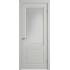 Эмалированная межкомнатная дверь ВФД Stockholm DORREN COTTON CRYSTAL CLOUD L серого цвета, Вид остекления: CRYSTAL CLOUD L, Цвет: серый, Размер полотна: 700х2000
