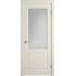 Эмалированная межкомнатная дверь ВФД Stockholm DORREN IVORY CRYSTAL CLOUD L бежевого цвета, Вид остекления: CRYSTAL CLOUD L, Цвет: бежевый, Размер полотна: 600х2000