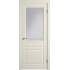 Эмалированная межкомнатная дверь ВФД Stockholm IVORY CRYSTAL CLOUD L бежевого цвета, Вид остекления: CRYSTAL CLOUD L, Цвет: бежевый, Размер полотна: 700х2000, Полотно: с остеклением