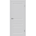 Эмалированная межкомнатная дверь ВФД Winter CHESTER COTTON серого цвета, Вид остекления: без стекла, Цвет: серый, Размер полотна: 900х2000