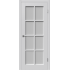 Эмалированная межкомнатная дверь ВФД Winter PORTA WHITE CLOUD COTTON серого цвета, Вид остекления: WHITE CLOUD, Цвет: серый, Размер полотна: 900х2000