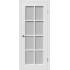 Эмалированная межкомнатная дверь ВФД Winter PORTA WHITE CLOUD POLAR белого цвета, Вид остекления: WHITE CLOUD, Цвет: белый, Размер полотна: 600х2000