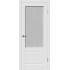 Эмалированная межкомнатная дверь ВФД Winter SHEFFIELD PRINT CLOUD POLAR белого цвета, Вид остекления: PRINT CLOUD, Цвет: белый, Размер полотна: 600х2000