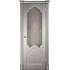 Межкомнатная калевочная дверь Виктория ДО ваниль 800х2000 мм АП-56, Вид остекления: с остеклением, Размер полотна: 800х2000