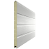 ZB575WD 9003/9003 панель 575мм ZAIGER дерево/стукко белый (RAL9003)/белый (RAL9003), Цвет: белый